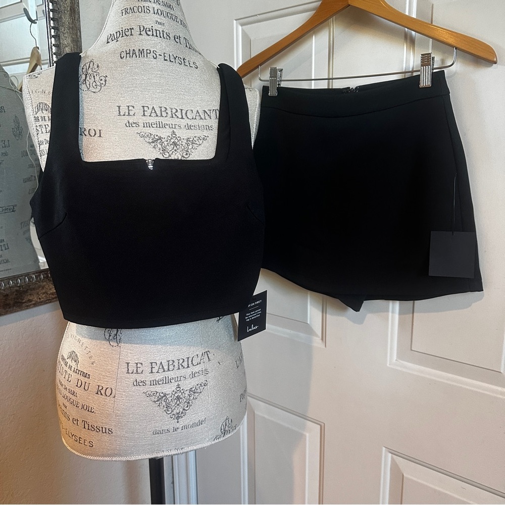 Lulus Zip Tank & Skort Set